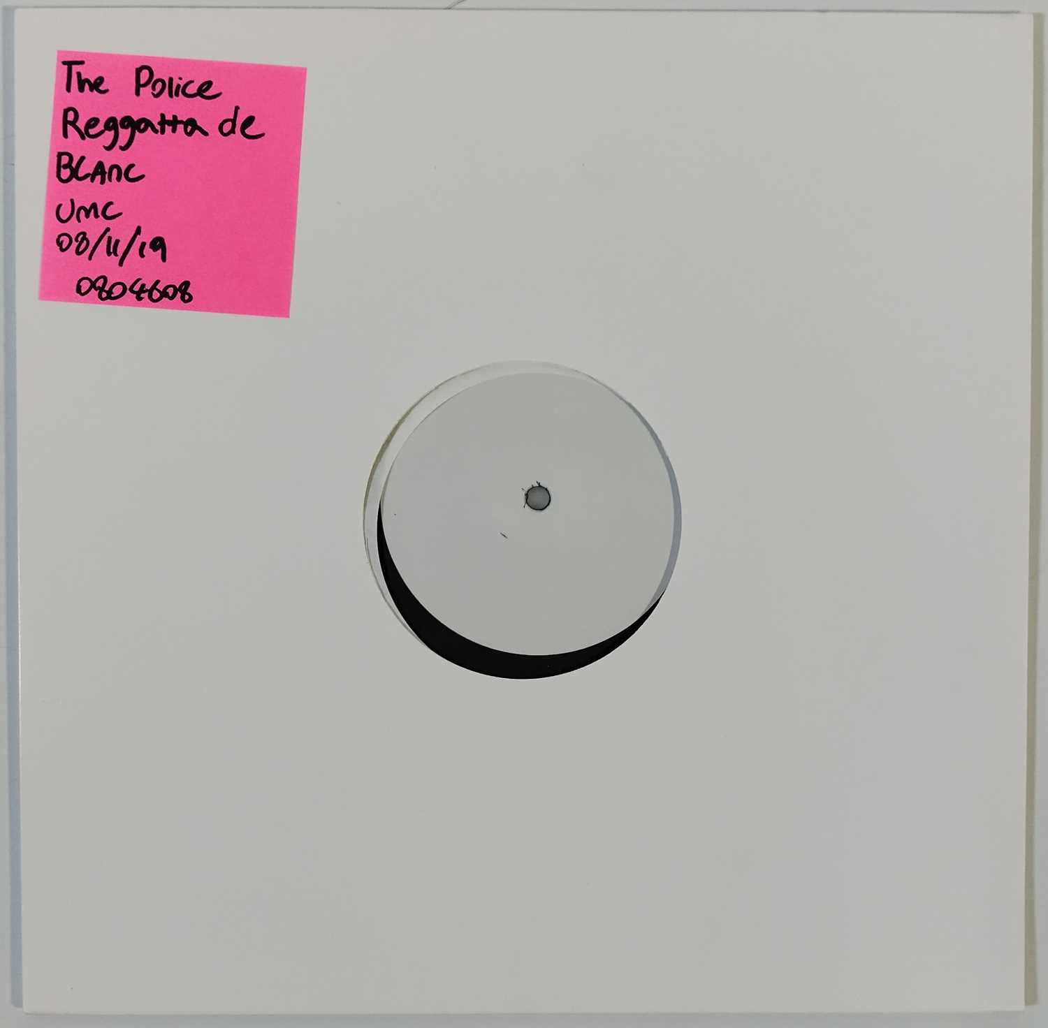 Lot 89 - THE POLICE - REGATTA DE BLANC WHITE LABEL TEST PRESSING LP
