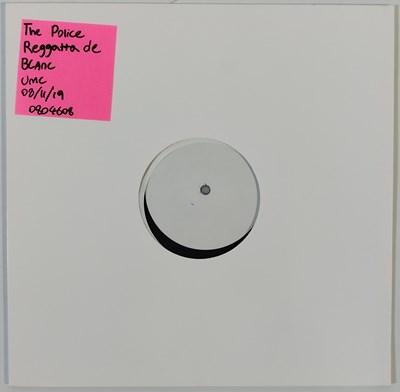 Lot 89 - THE POLICE - REGATTA DE BLANC WHITE LABEL TEST PRESSING LP
