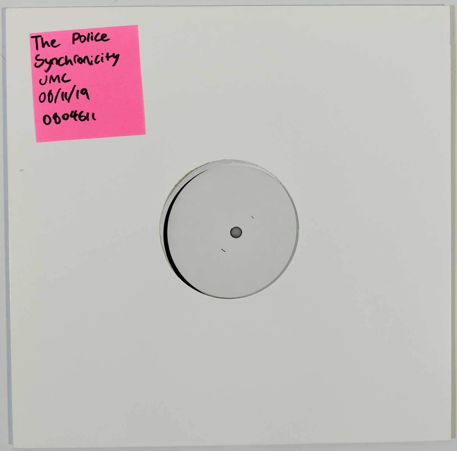 Lot 91 - THE POLICE - SYNCHRONICITY WHITE LABEL TEST PRESSING LP