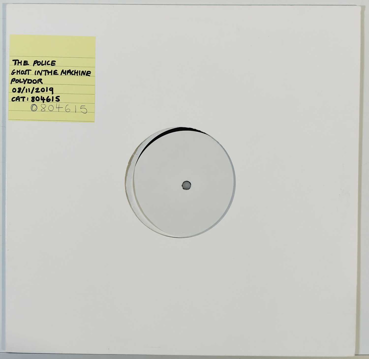 Lot 92 - THE POLICE - GHOST IN THE MACHINE WHITE LABEL TEST PRESSING LP
