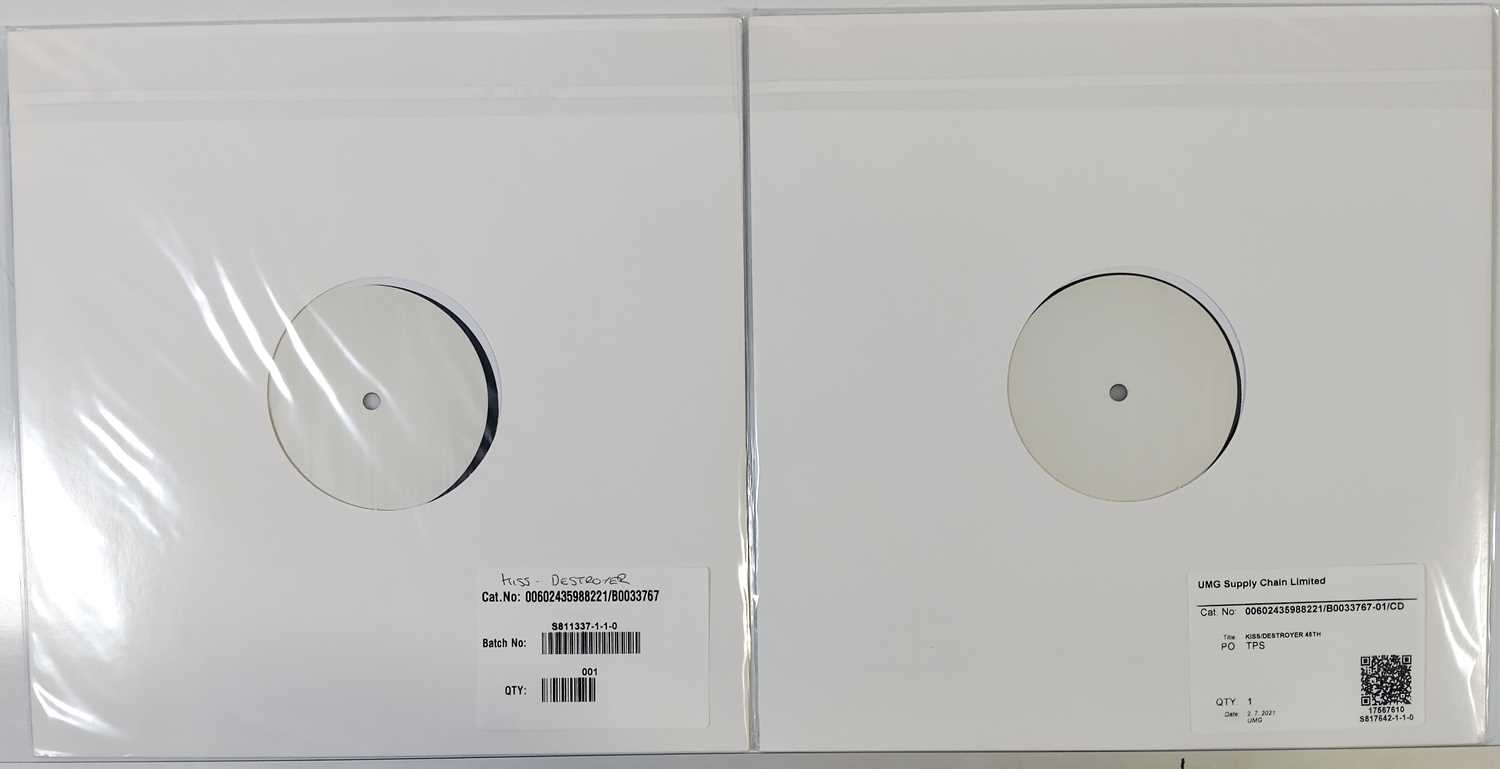 Lot 95 - KISS - DESTROYER (45TH ANNIVERSARY) WHITE LABEL TEST PRESSING LP