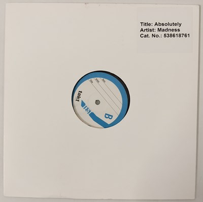Lot 97 - MADNESS - ABSOLUTELY WHITE LABEL TEST PRESSING LP