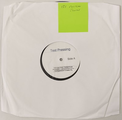 Lot 98 - COCTEAU TWINS - FOUR-CALENDER CAFÉ WHITE LABEL TEST PRESSING