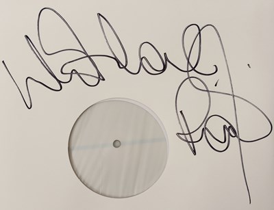 Lot 115 - ROBBIE WILLIAMS - LIFE THRU A LENS SIGNED WHITE LABEL TEST PRESSING LP