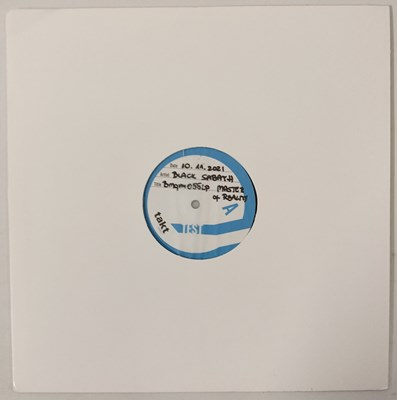 Lot 122 - BLACK SABBATH - MASTER OF REALITY WHITE LABEL TEST PRESSING LP
