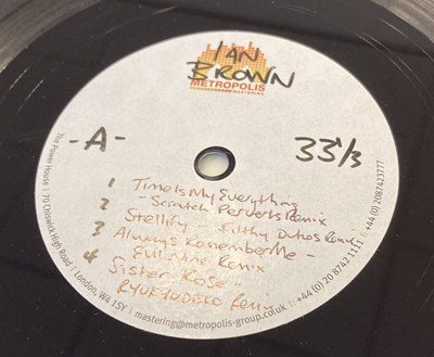 Lot 29 - IAN BROWN - 'COLLECTED' ACETATE LP (FICTION 2012 RELEASE)