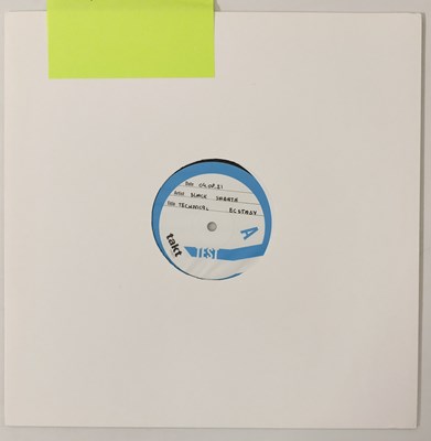 Lot 127 - BLACK SABBATH - TECHNICAL ECSTASY WHITE LABEL TEST PRESSING LP