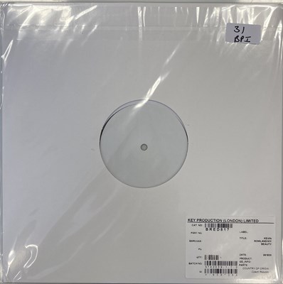 Lot 31 - KEVIN ROWLAND - MY BEAUTY LP (2020 WHITE LABEL TEST PRESSING)