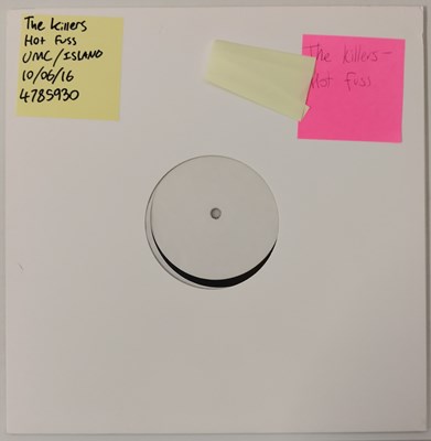 Lot 133 - THE KILLERS - HOT FUSS WHITE LABEL TEST PRESSING LP