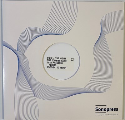 Lot 134 - PIXIES - THE NIGHT THE ZOMBIES CAME WHITE LABEL TEST PRESSING.