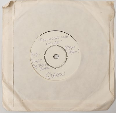 Lot 151 - QUEEN - BOHEMIAN RHAPSODY C/W I'M IN LOVE WITH MY CAR 7" - ORIGINAL UK 1975 WHITE LABEL TEST PRESSING (EMI 2375)