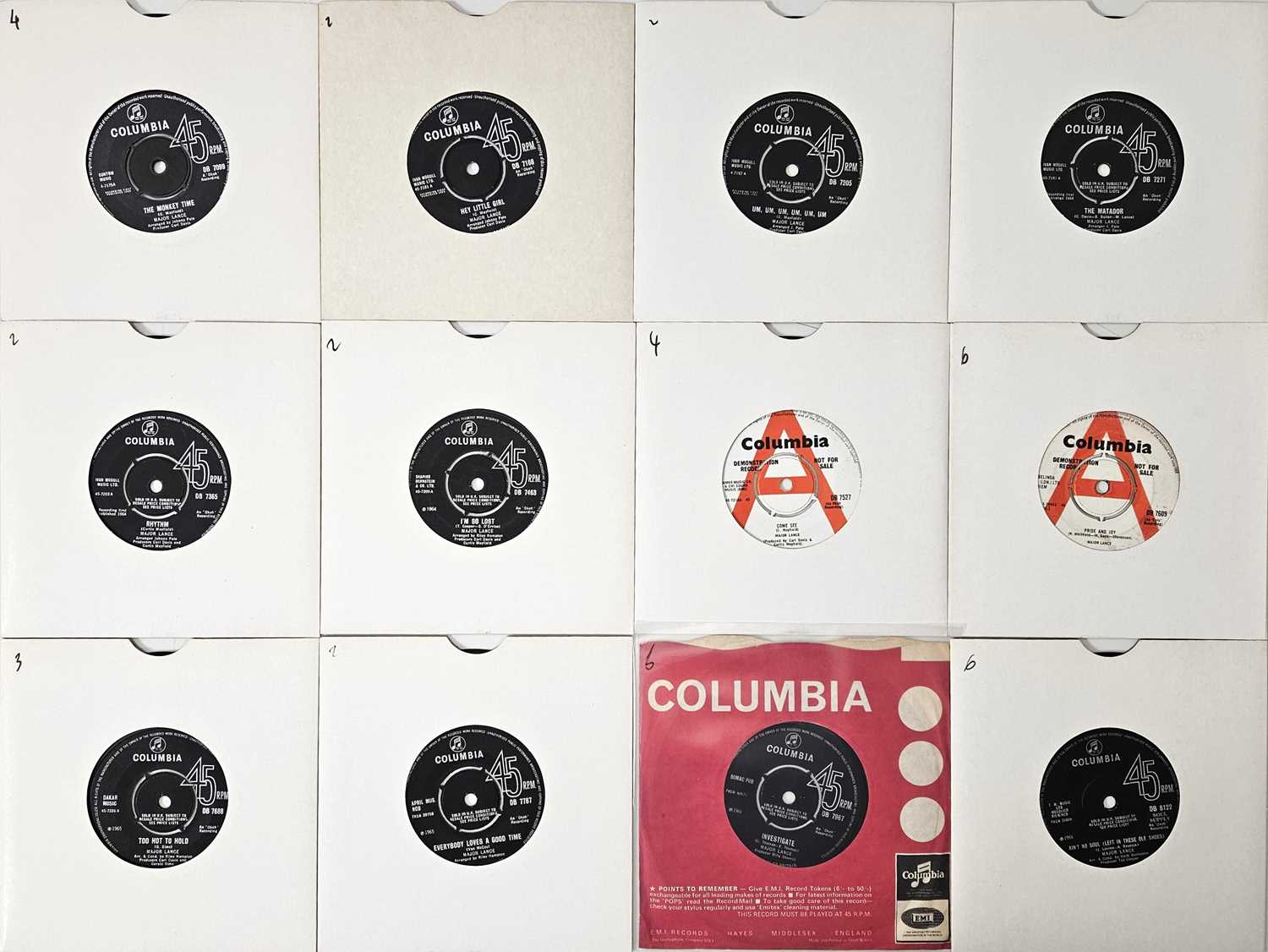 Lot 16 - MAJOR LANCE - 7" PACK