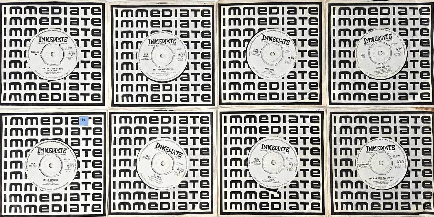 Lot 20 - IMMEDIATE (011 - 019) - 7" PACK