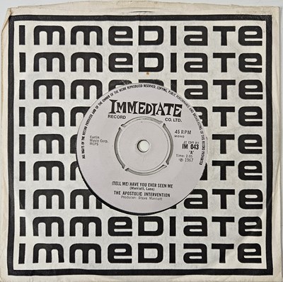 Lot 27 - THE APOSTOLIC INTERVENTION - (TELL ME) HAVE YOU EVER SEEN ME 7" (IM 043)
