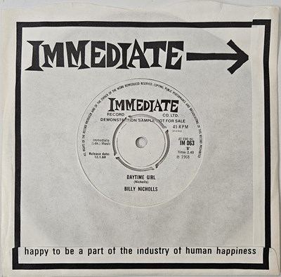 Lot 32 - BILLY NICHOLLS - WOULD YOU BELIEVE 7" (IM 063 - PROMO)