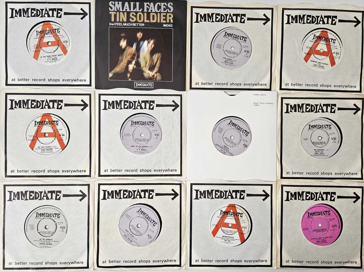 Lot 33 - IMMEDIATE - 7" PACK