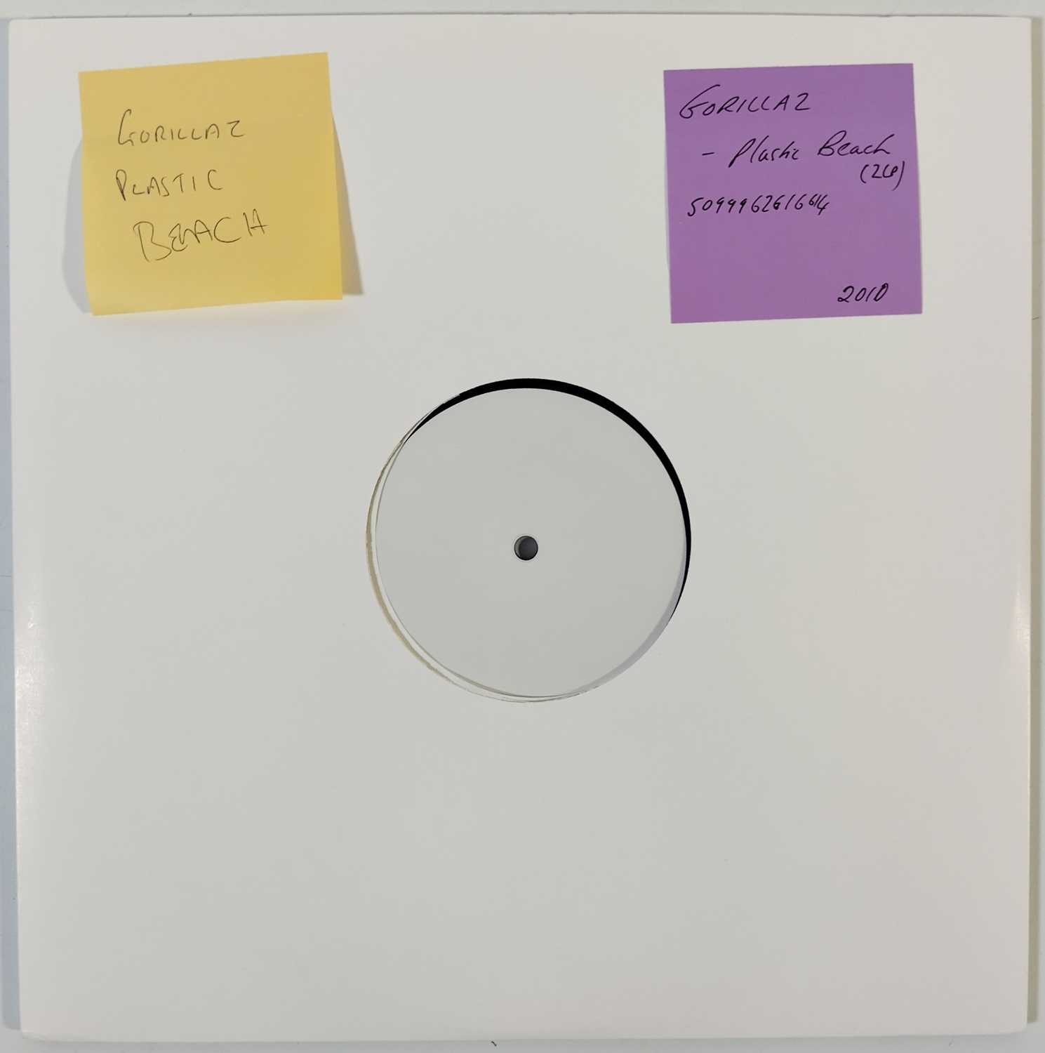 Lot 160 - GORILLAZ - PLASTIC BEACH 2XLP WHITE LABEL TEST PRESSING