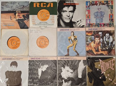 Lot 1 - BOWIE / RELATED - 7" COLLECTION (INC RARITIES / COLLECTABLES)