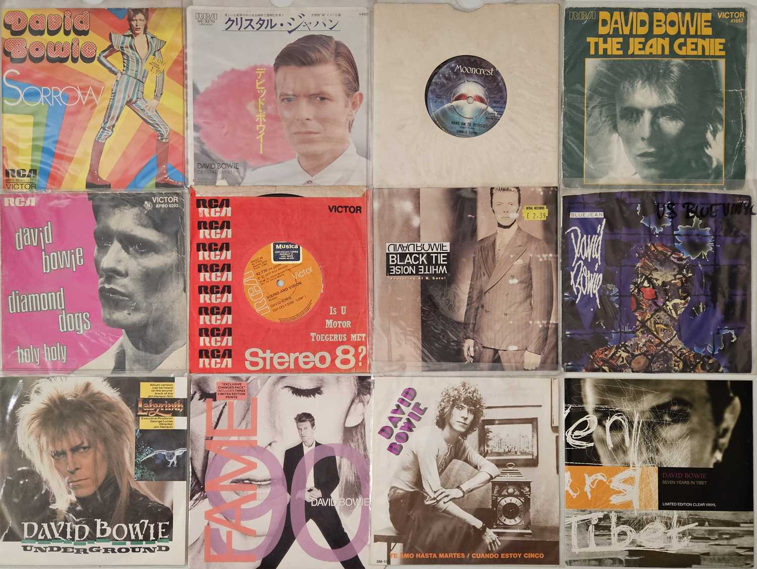Lot 2 - BOWIE / RELATED - 7" COLLECTION (INC RARITIES / COLLECTABLES)