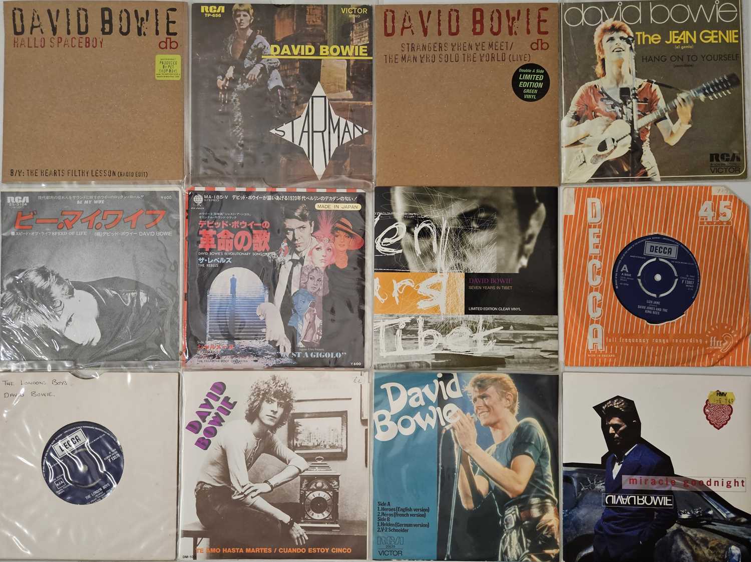 Lot 3 - BOWIE / RELATED - 7" COLLECTION (INC RARITIES / COLLECTABLES)