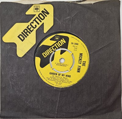 Lot 83 - THE MICKEY FINN - GARDEN OF MY MIND 7" (UK PSYCH - CBS/ DIRECTION - 58-3086)