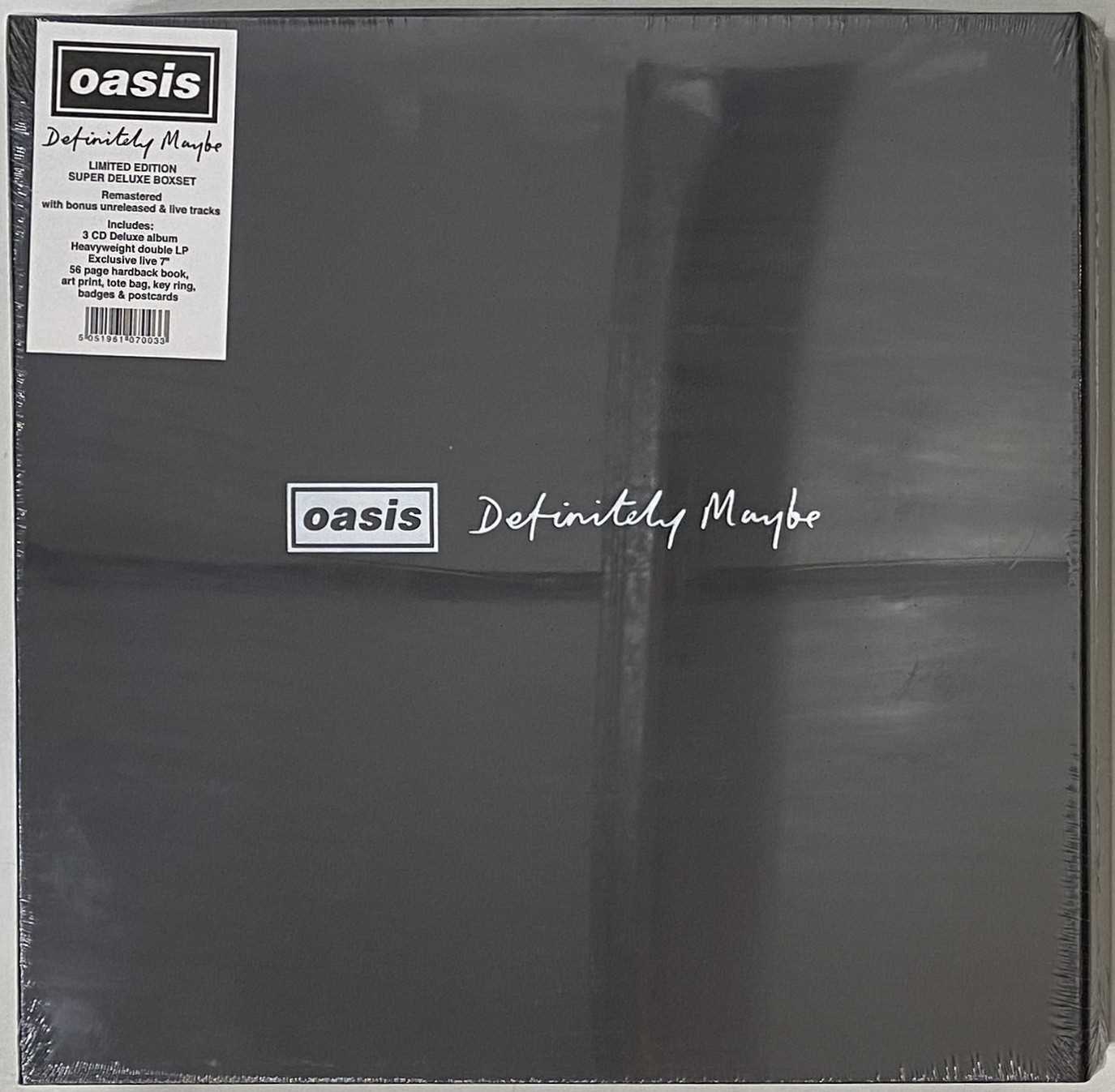 Lot 9 - OASIS - DEFINITELY MAYBE BOX SET (5051961070033 - SEALED)