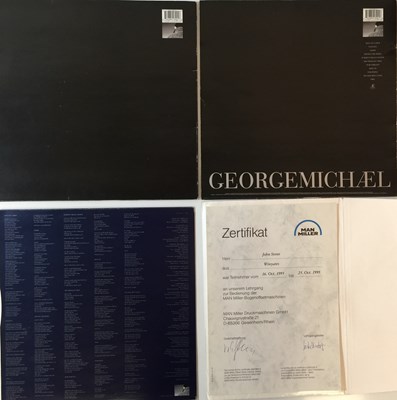 Lot 164 - GEORGE MICHAEL - OLDER LP (ORIGINAL EU COPY WITH MISPRESSING/PROOF DESIGN SLEEVE - VIRGIN V 2802)