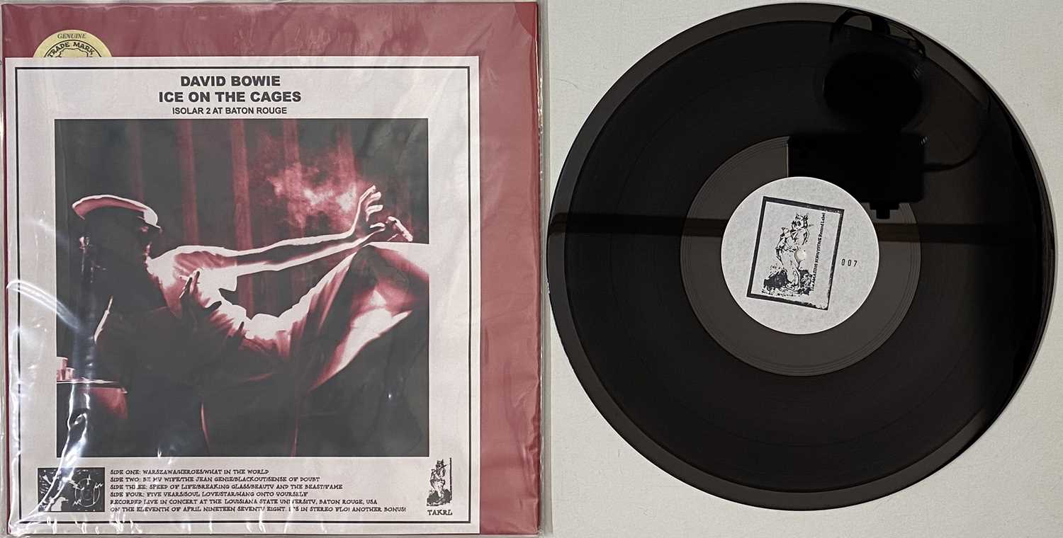 Lot 19 - DAVID BOWIE - ICE ON THE CAGES ACETATE (TMOQ JAPAN)