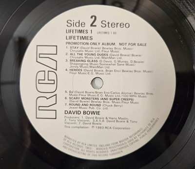 Lot 21 - DAVID BOWIE - LIFETIMES LP (LIFETIMES 1 - PROMO)