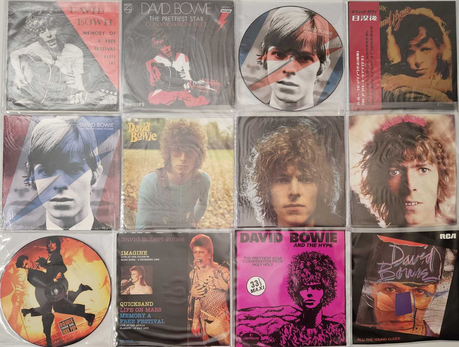 Lot 26 - DAVID BOWIE - PRIVATE PRESSINGS - 7" COLLECTION