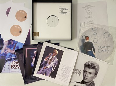 Lot 29 - DAVID BOWIE - THE SPEAKER WAS AN ANGEL BOX SET (PRIVATE RELEASE - TEST PRESSING VINYL)