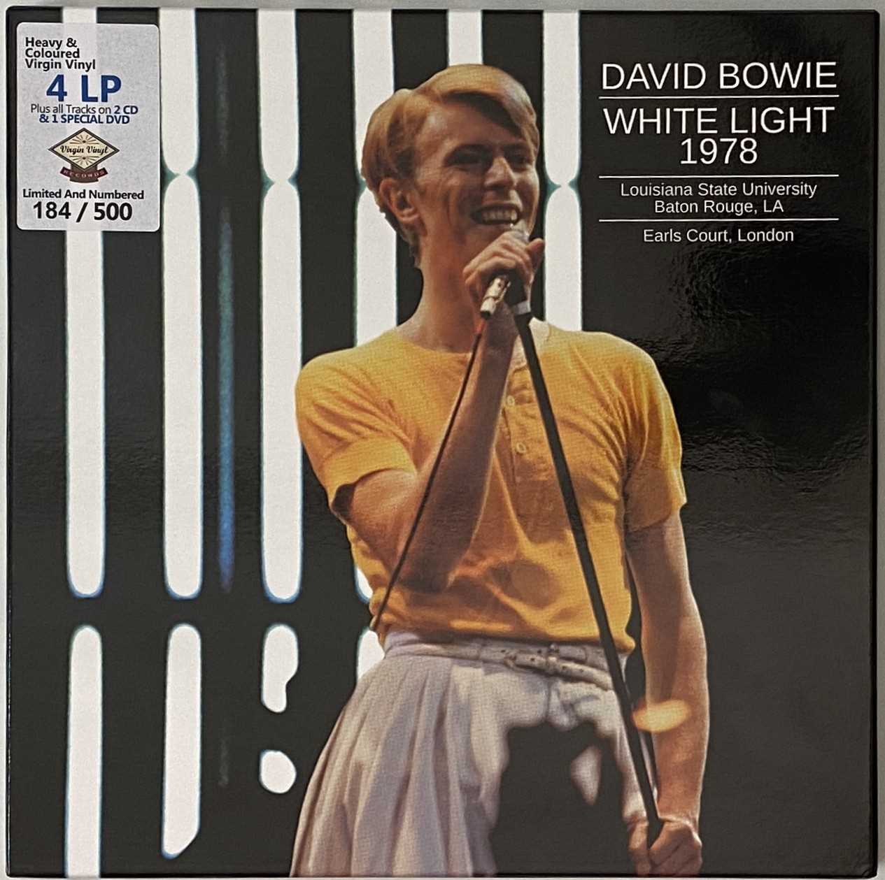 Lot 31 - DAVID BOWIE - WHITE LIGHT 1978 BOX SET (VVR-021 - 184/500)