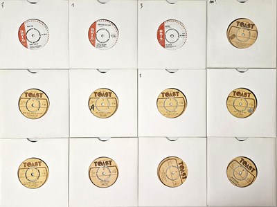 Lot 121 - BRIT RECORDS/ TOAST - 7" LABEL PACK