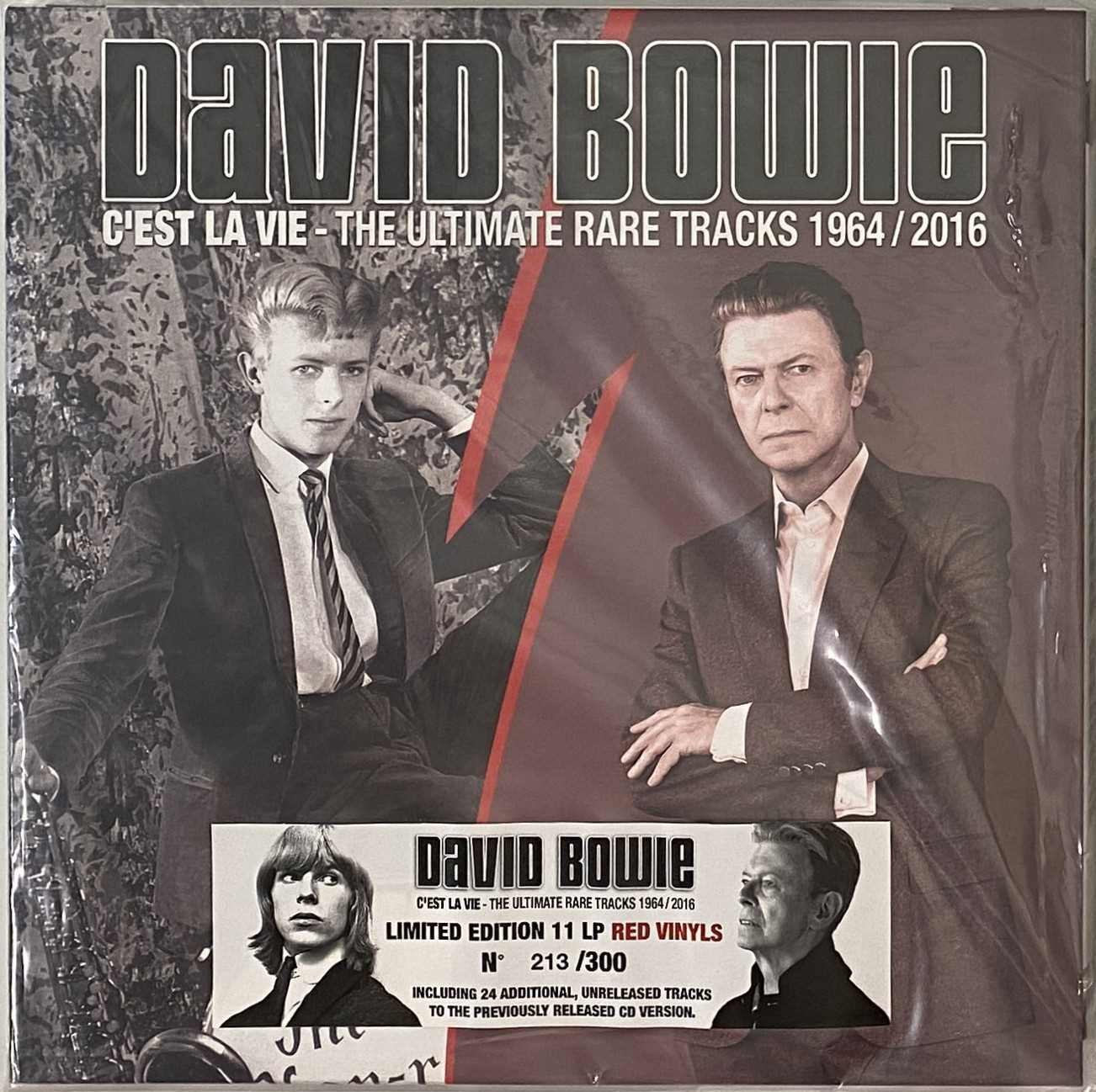 Lot 34 - DAVID BOWIE - C'EST LA VIE BOX SET (DBBOX - RED VINYL)