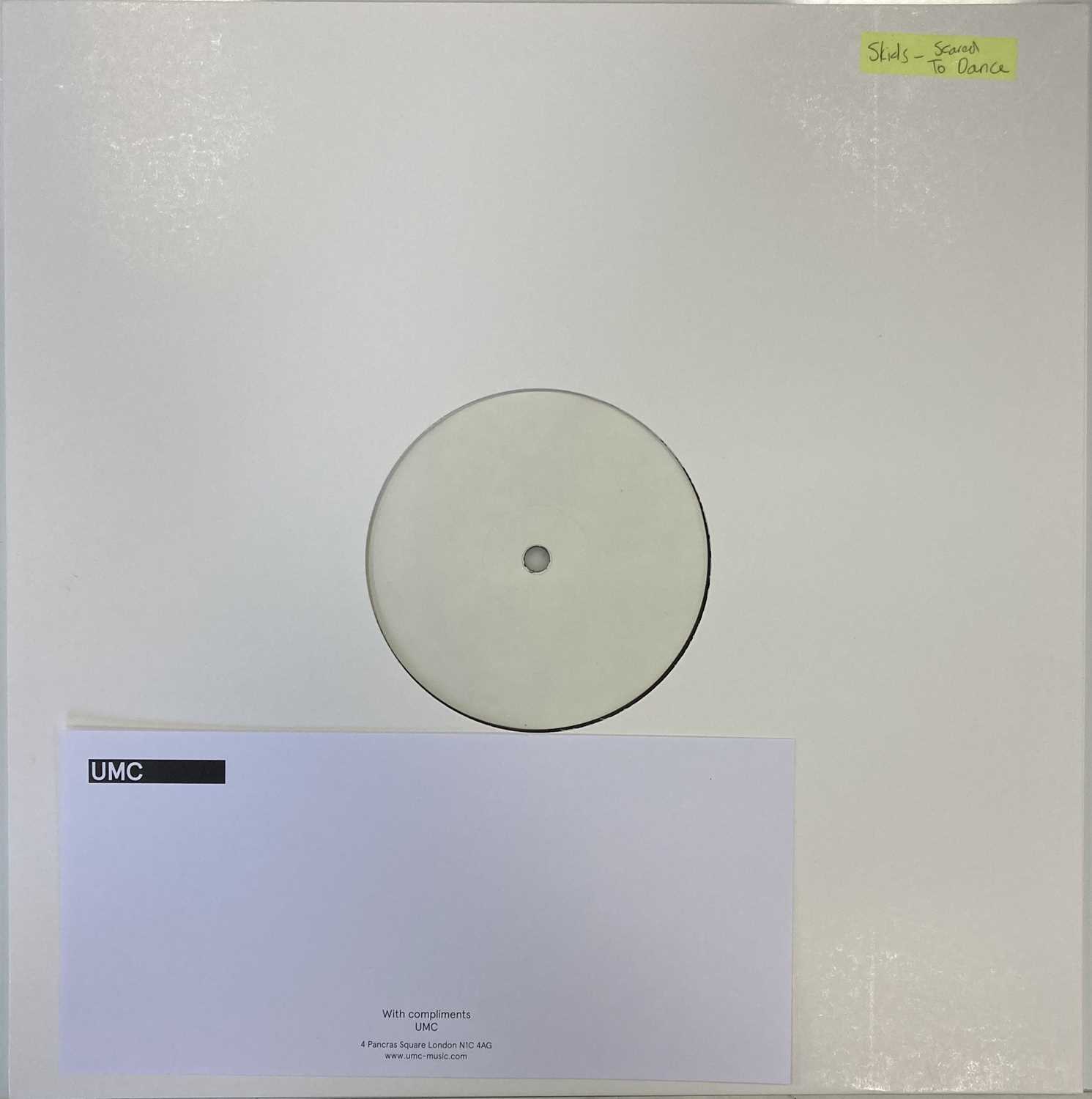 Lot 66 - SKIDS - SCARED TO DANCE LP (2016 WHITE LABEL TEST PRESSING)