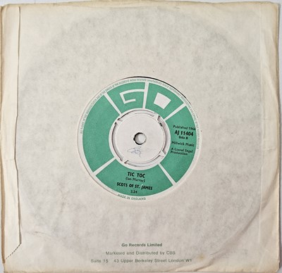 Lot 37 - SCOTS OF ST. JAMES - GYPSY/ TIC TOC 7" (UK ORIGINAL - GO RECORDS - AJ 11404)