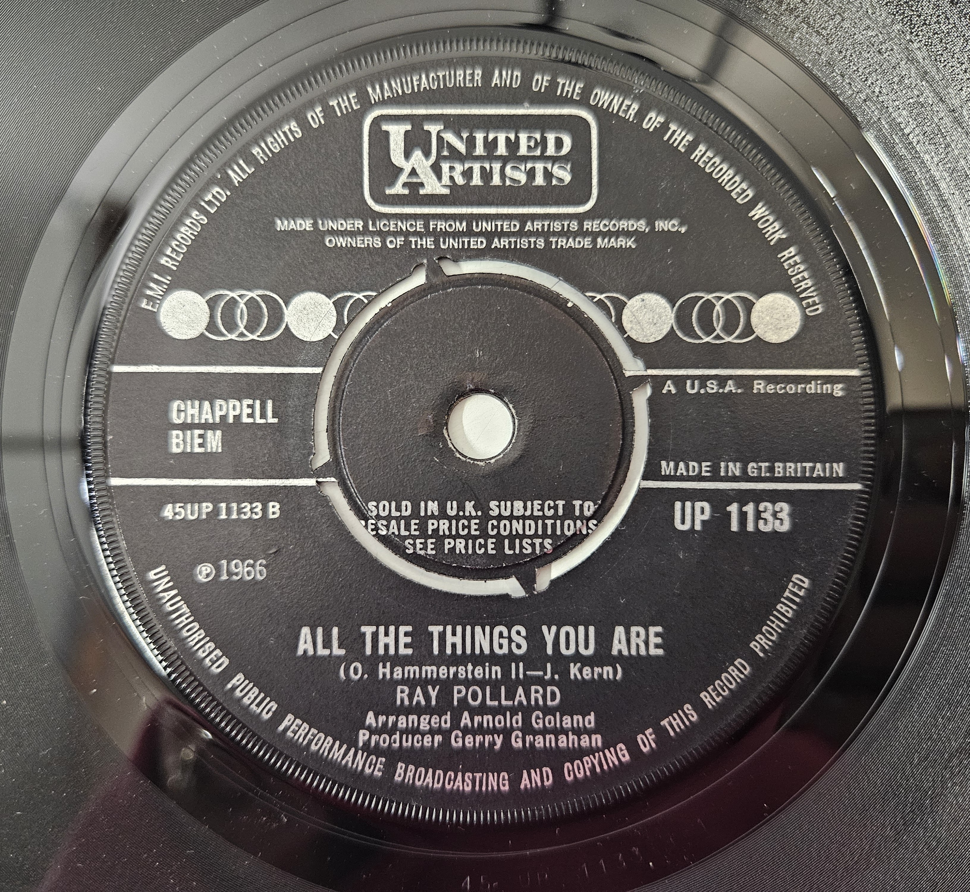 Lot 40 - RAY POLLARD - IT'S A SAD THING 7