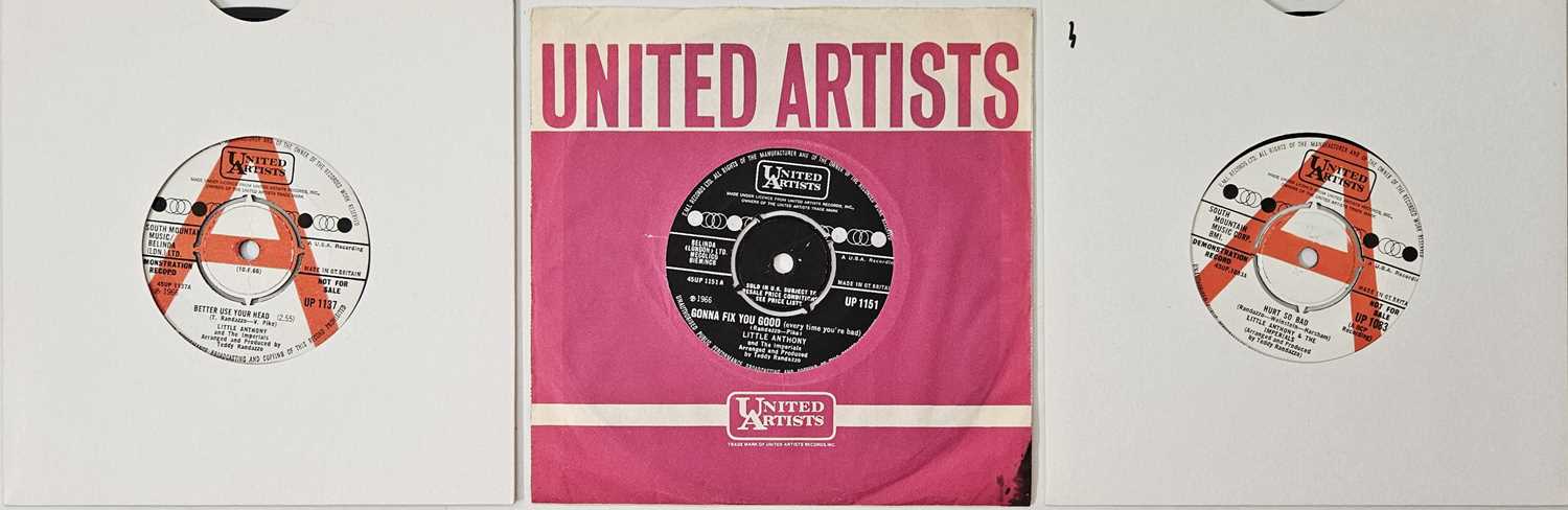 Lot 42 - LITTLE ANTHONY AND THE IMPERIALS - UNITED ARTISTS 7" RARITIES PACK