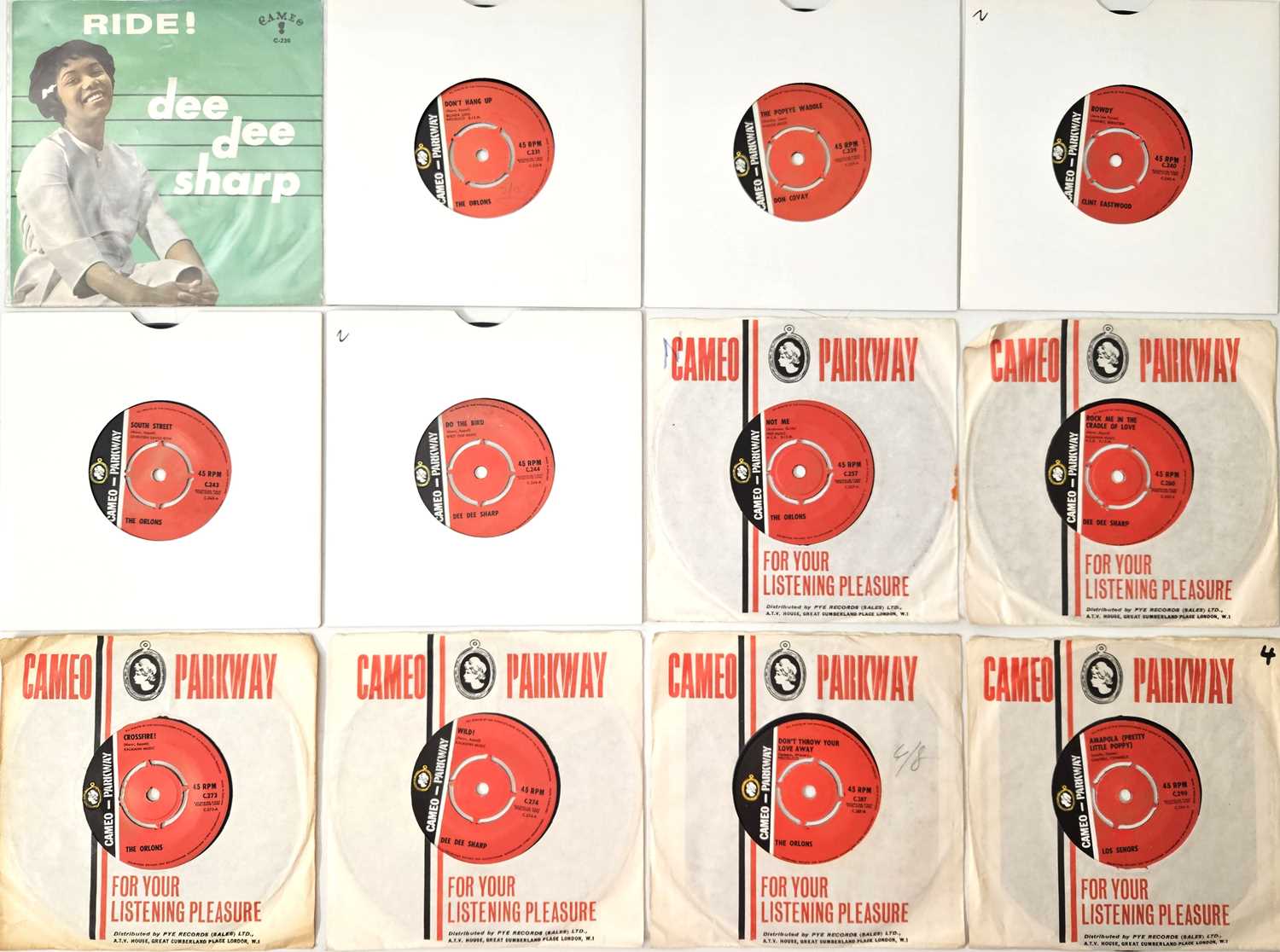 Lot 47 - CAMEO PARKWAY - 7" COLLECTION (SOUL/ DOO WOP/ POP)