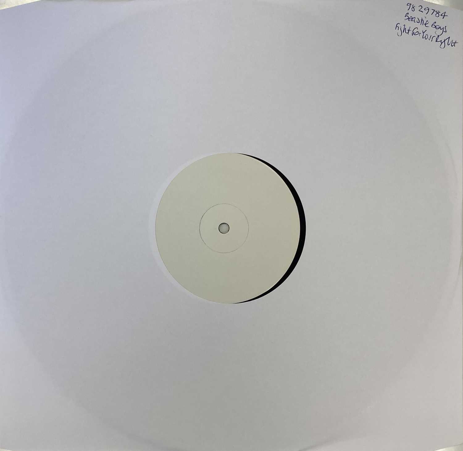 Lot 69 - BEASTIE BOYS - FIGHT FOR YOUR RIGHT 12" (2005 WHITE LABEL TEST PRESSING)