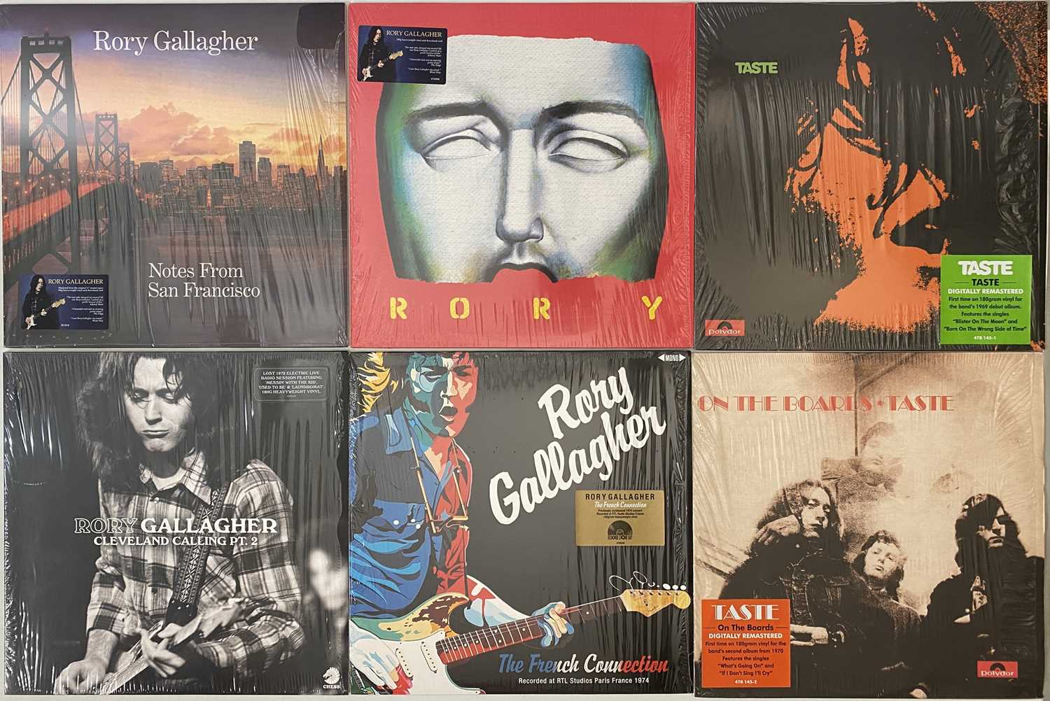 Lot 40 - RORY GALLAGHER / RELATED - MODERN PRESSINGS - LP COLLECTION