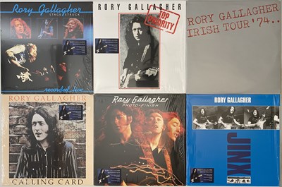 Lot 40 - RORY GALLAGHER / RELATED - MODERN PRESSINGS - LP COLLECTION