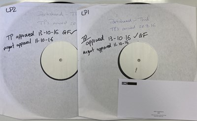 Lot 77 - PORTISHEAD - THIRD LP (2016 WHITE LABEL TEST PRESSING)