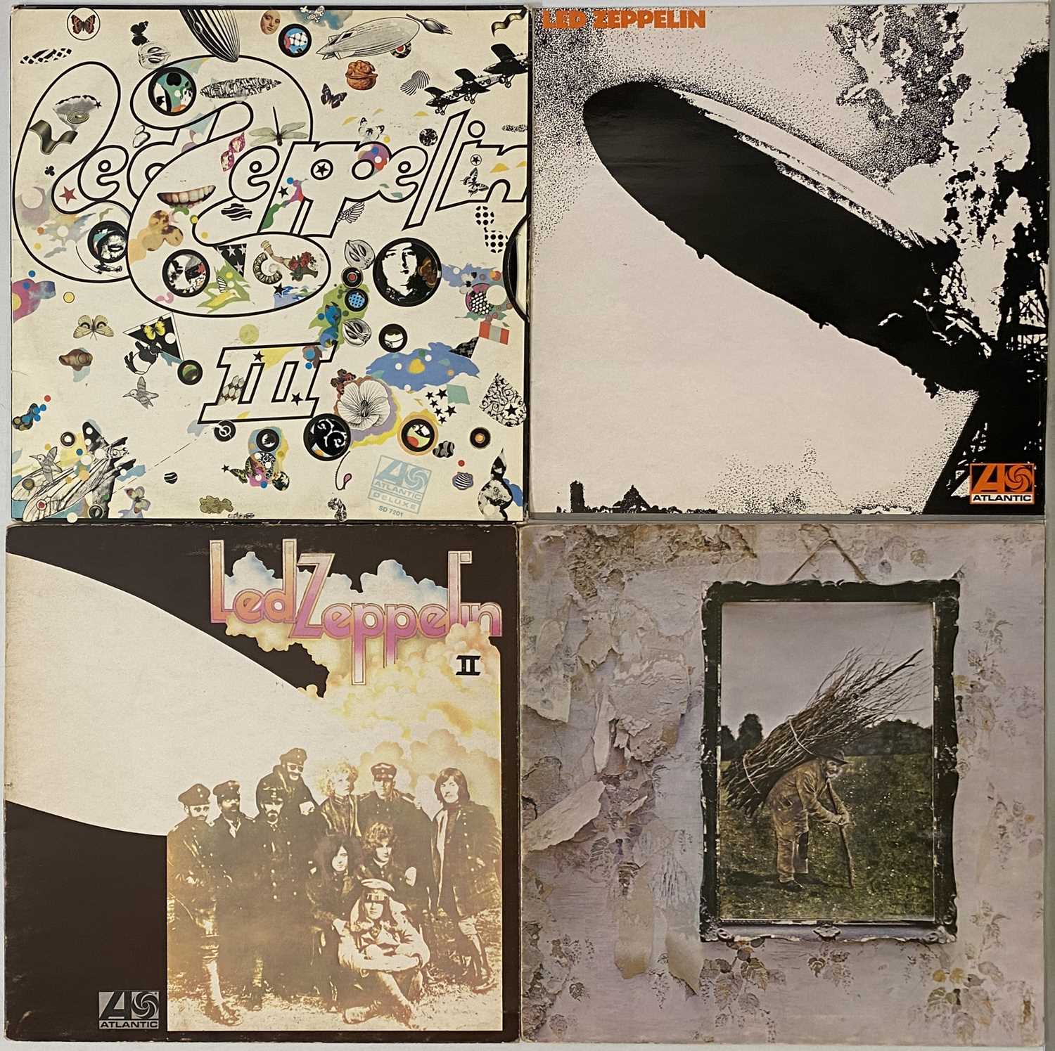 Lot 45 - LED ZEPPELIN - PLUM LABELS - LP PACK