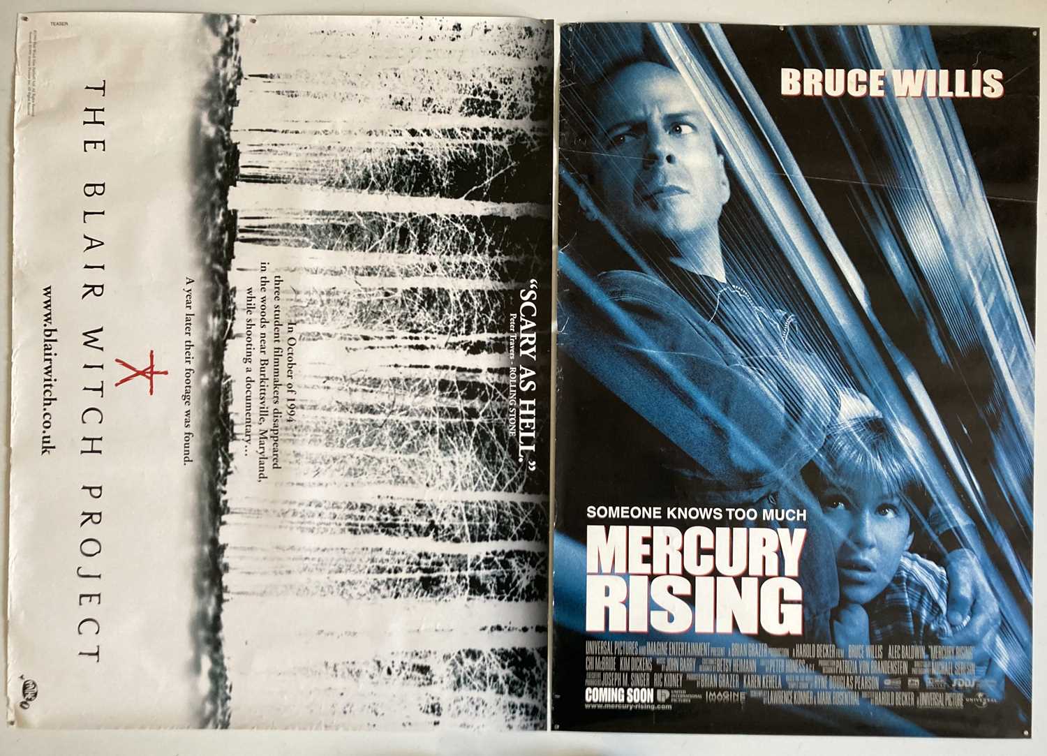 Lot 24 - UK QUAD FILM POSTERS.