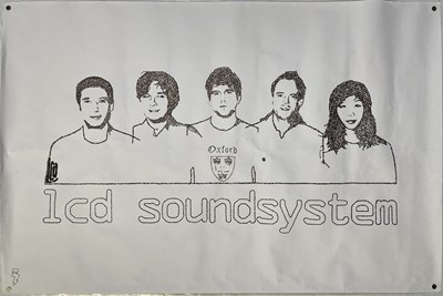 Lot 186 - LCD SOUNDSYSTEM - ROLL OF SIX PROMOTIONAL POSTERS.