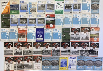 Lot 124 - MANCHESTER CITY HOME AND AWAY - 1950S TO 1960S FOOTBALL PROGRAMMES.