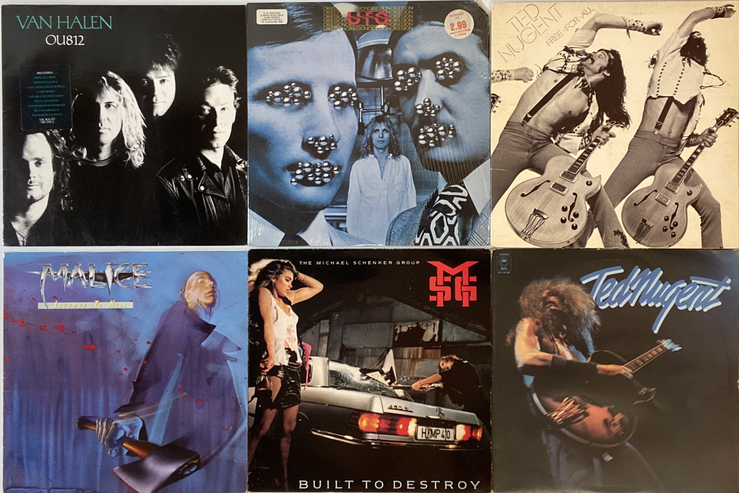 Lot 131 - HEAVY ROCK/ METAL - LPs