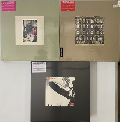 Lot 141 - LED ZEPPELIN - SUPER DELUXE LP BOX SETS - SEALED STUDIO ALBUMS
