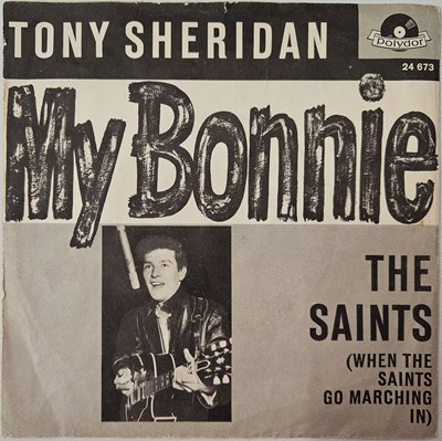 Lot 143 - TONY SHERIDAN & THE BEAT BROTHERS (BEATLES) - MY BONNIE 7" (ORIGINAL GERMAN RELEASE - NO 'TWIST' SLEEVE - POLYDOR 24673)